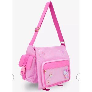 Sanrio Hello Kitty Pink Pin Collector Messenger Bag Brand New with Tags NWT